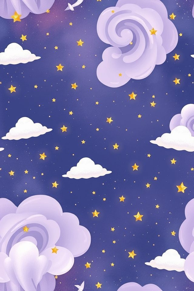 enchanting starry skies wallpaper