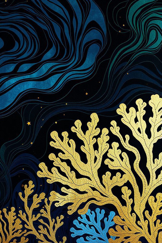 enchanting underwater black tones