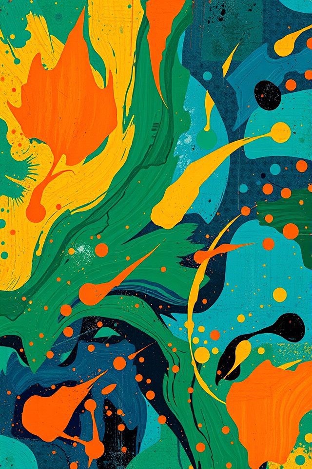 expressive vibrant wall designs