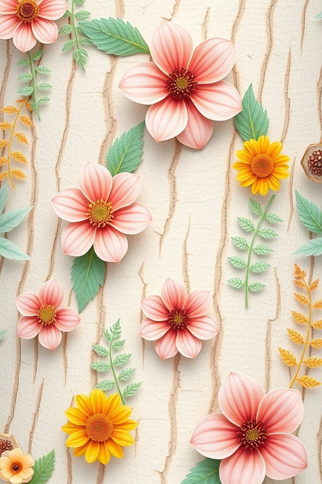 nature inspired wallpaper textures