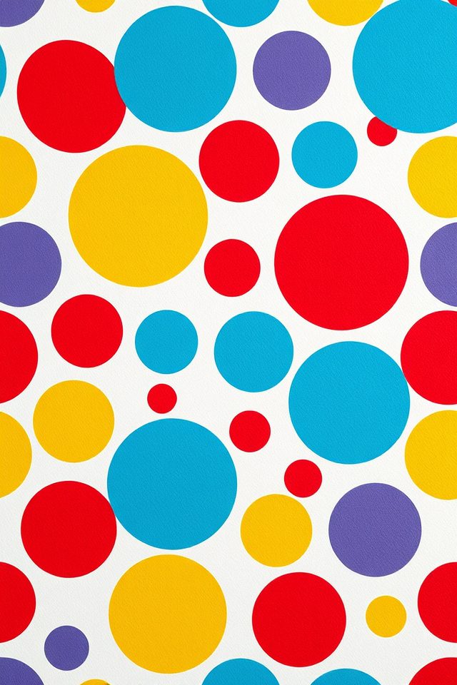 nostalgic kitchen polka dots