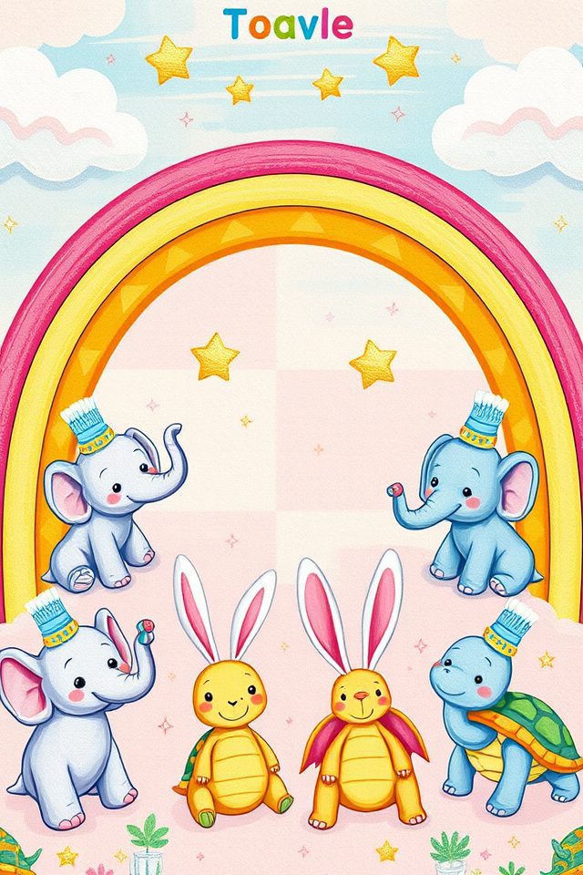 playful dental animal illustrations