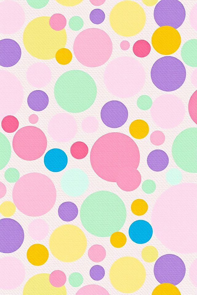 playful polka dot wallpaper
