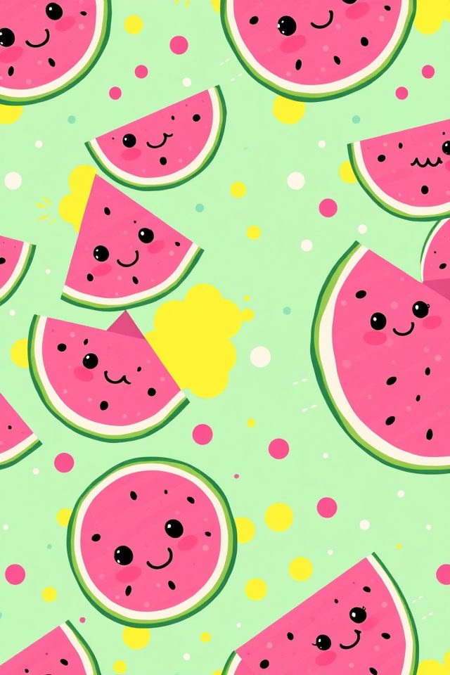 playful vibrant watermelon designs