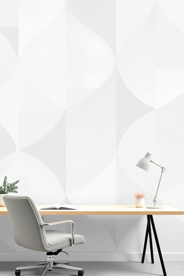serene minimalist office aesthetics