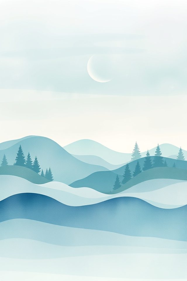 serene nature inspired artwork