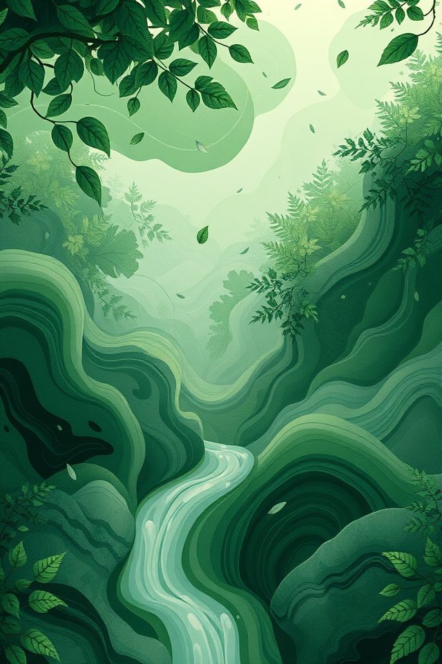 serene nature inspired landscapes