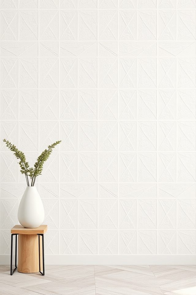 sleek neutral entryway design