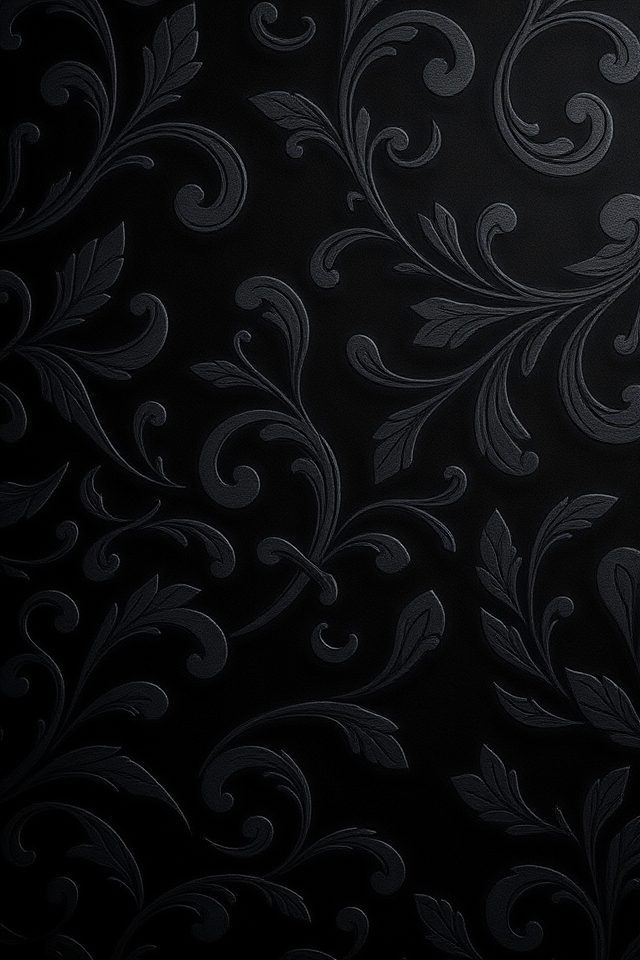 sophisticated cozy black wallpaper