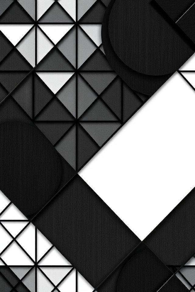 striking black and white design