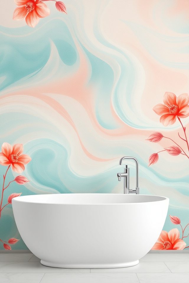 transformative artistic bathroom murals