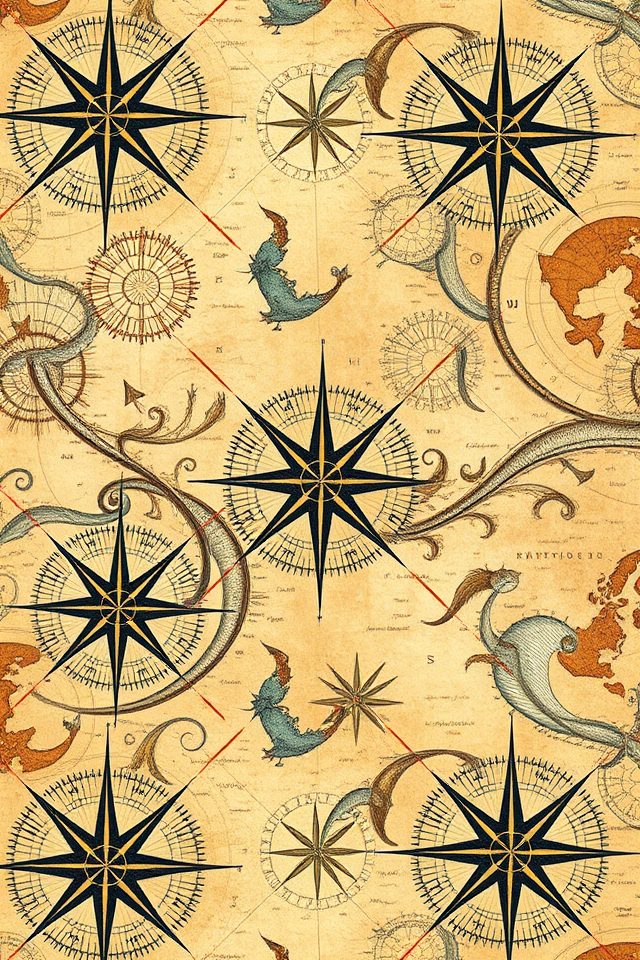 travel inspired vintage map decor