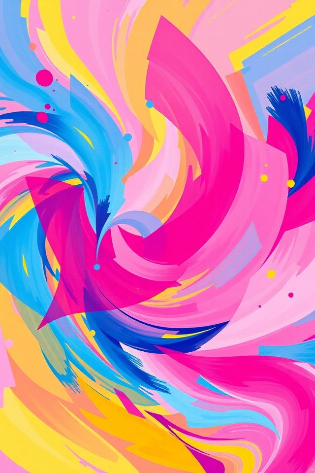 vibrant abstract art wallpapers