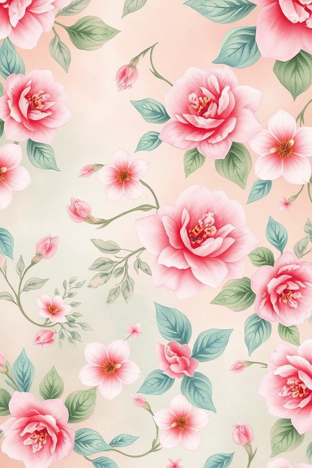 vibrant botanical phone aesthetics