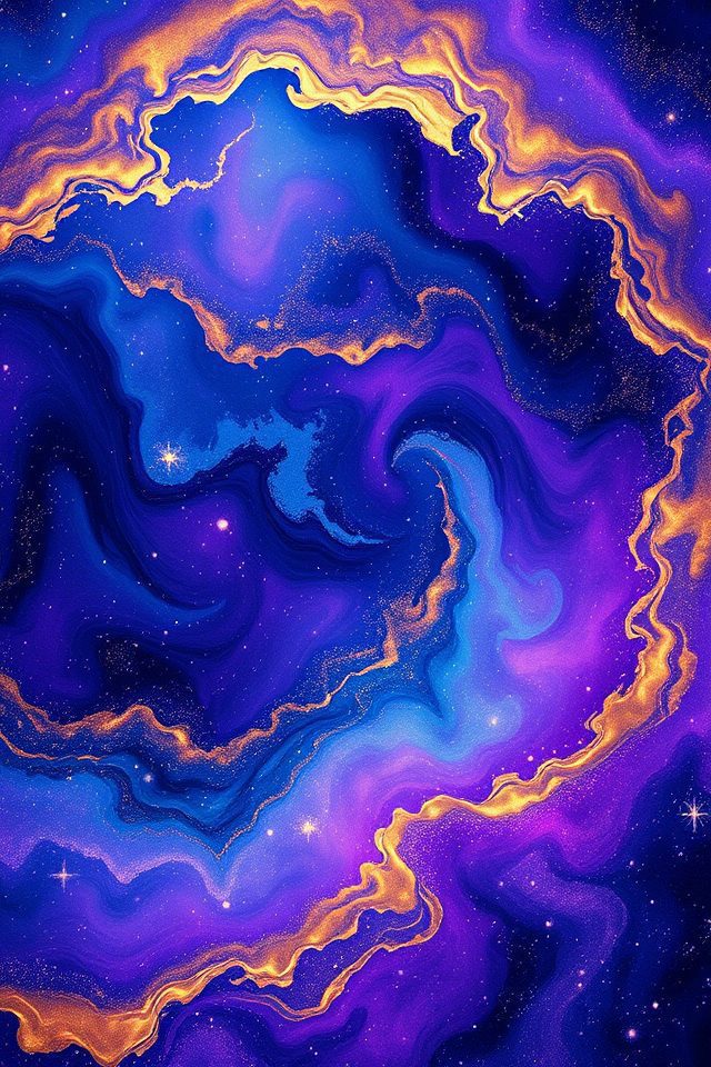 vibrant cosmic wallpaper designs