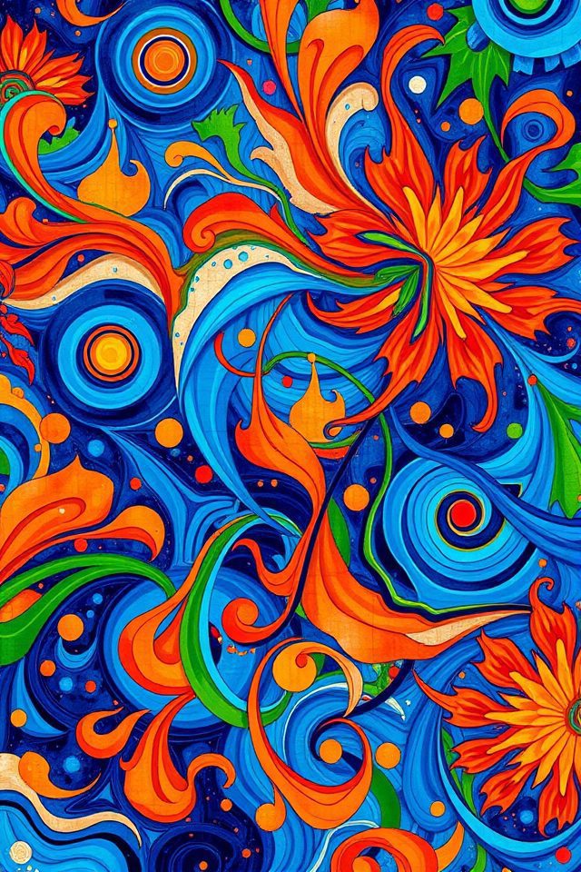 vibrant eye catching wallpapers designed