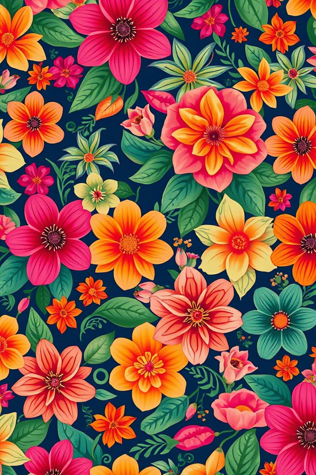 vibrant floral desktop wallpapers