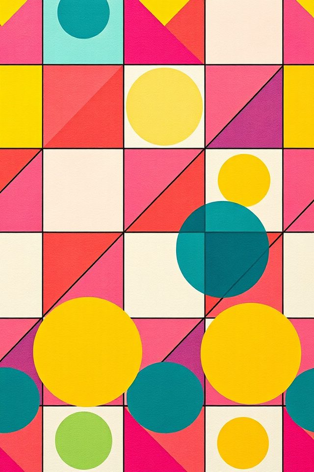 vibrant geometric bedroom designs