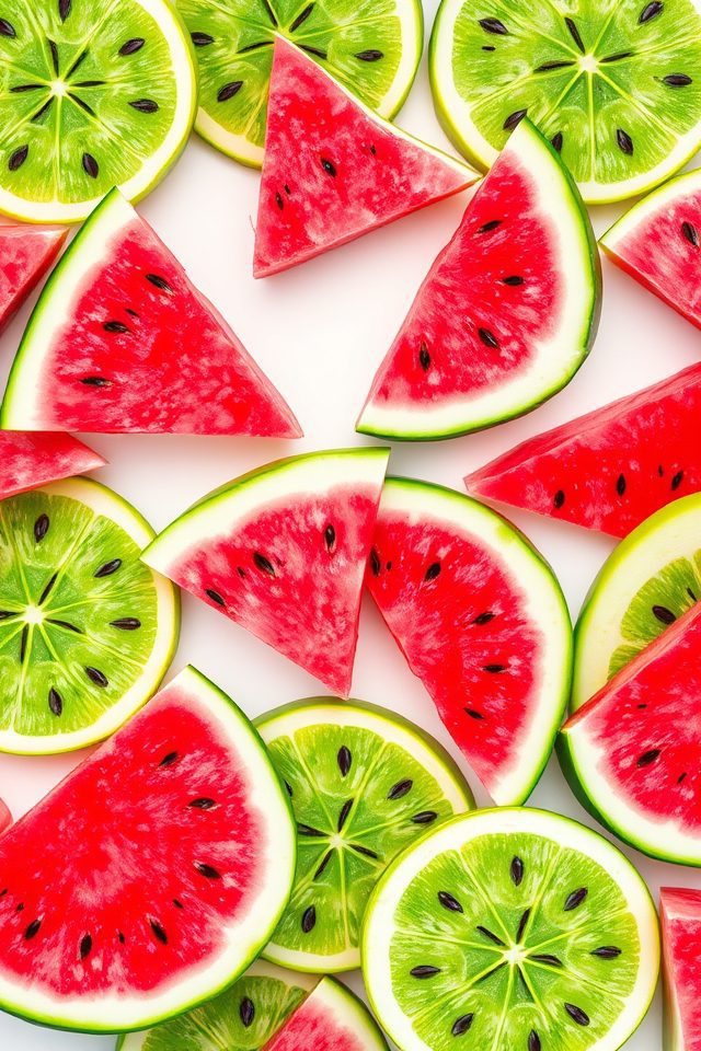 vibrant summer watermelon design