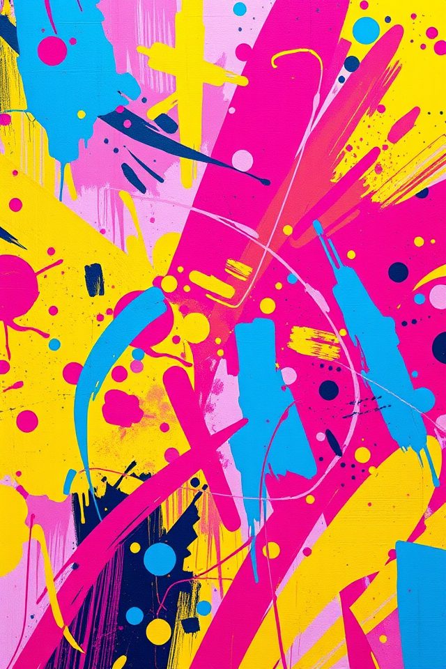 vibrant urban artistic expression