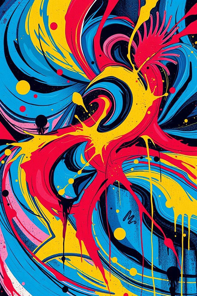 vibrant urban expression murals