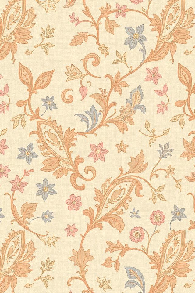 vintage floral patterns decor
