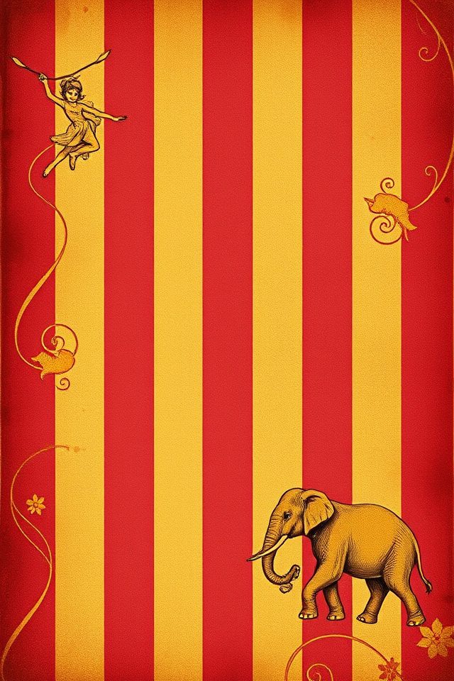 vintage whimsical circus decor