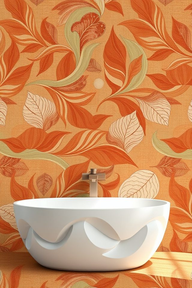 warm inviting earthy palette