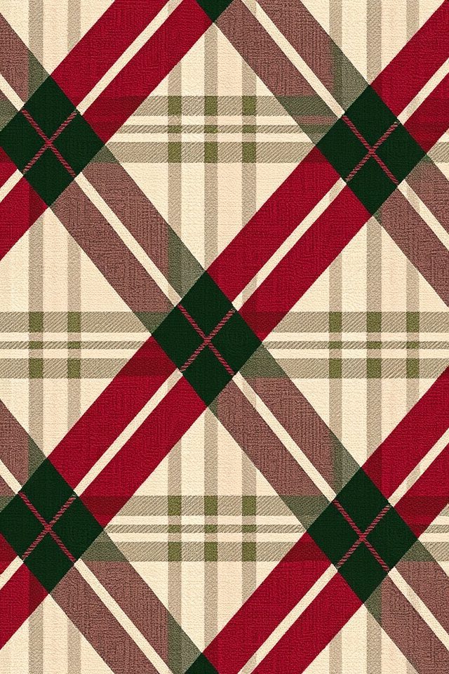 warm inviting plaid wallpaper