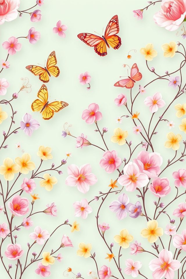 whimsical floral bedroom decor