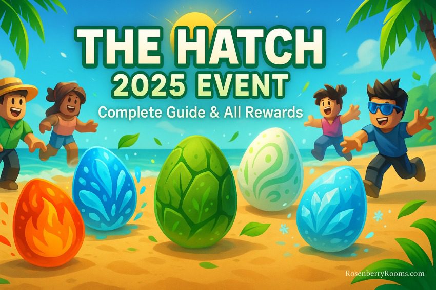 Roblox The Hatch 2025 Event Guide - All Games & Rewards