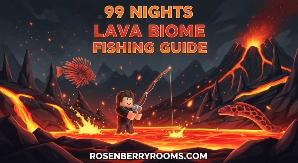 99 Nights Lava Fishing Guide