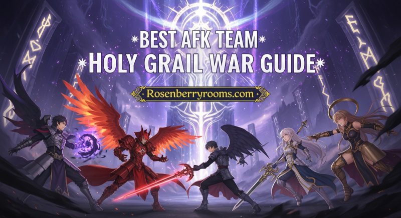 AFK team for Anime Rangers X Holy Grail War event