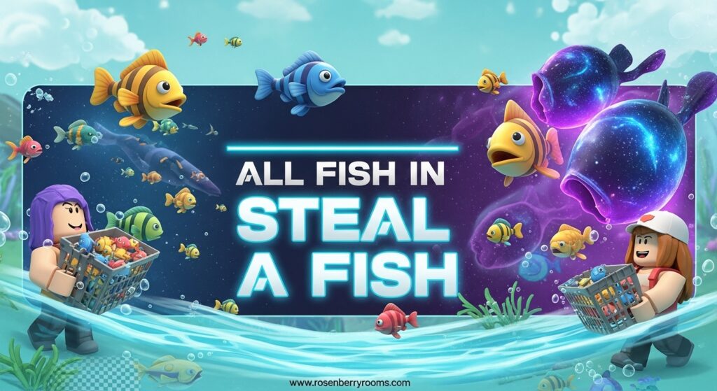 All Fish in Steal a Fish Roblox