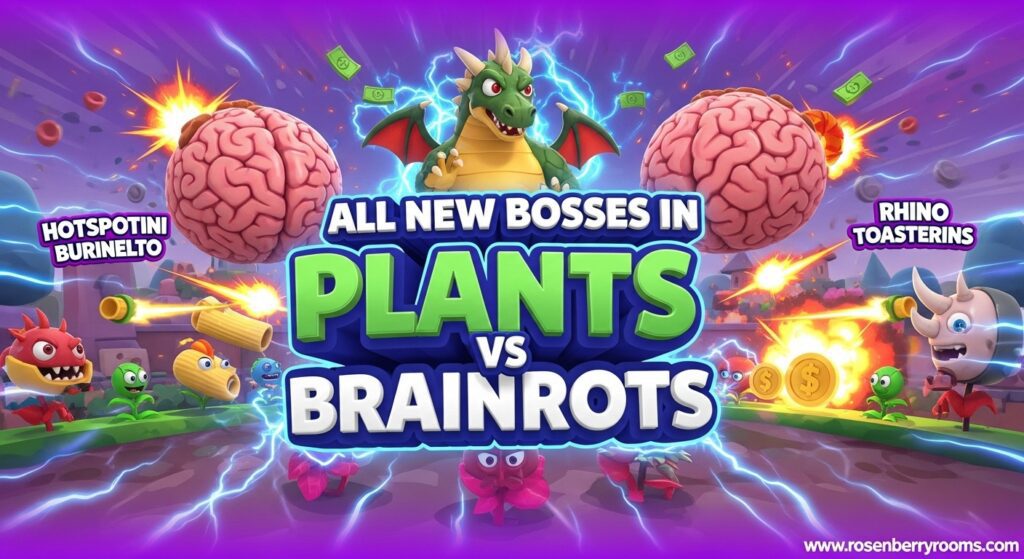 All New Bosses in Plants vs Brainrots 