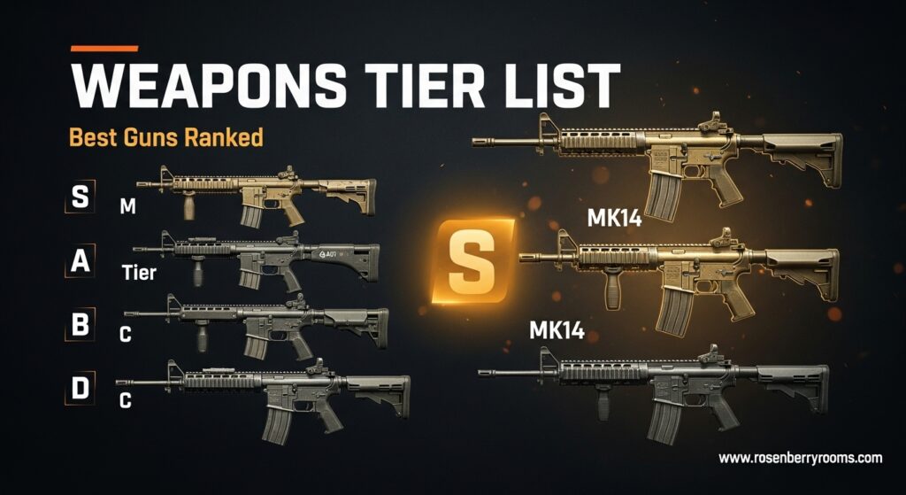 Arena Breakout Infinite Weapons Tier List