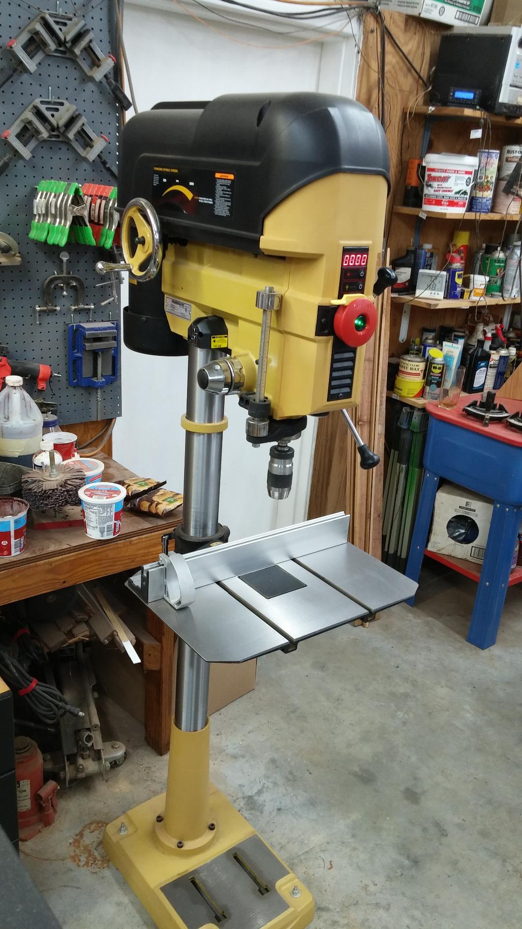 Powermatic 18-Inch Floor Drill Press, Variable Speed, 1 HP, 115/230V 1Ph (Model PM2800B) - Customer Photo 1