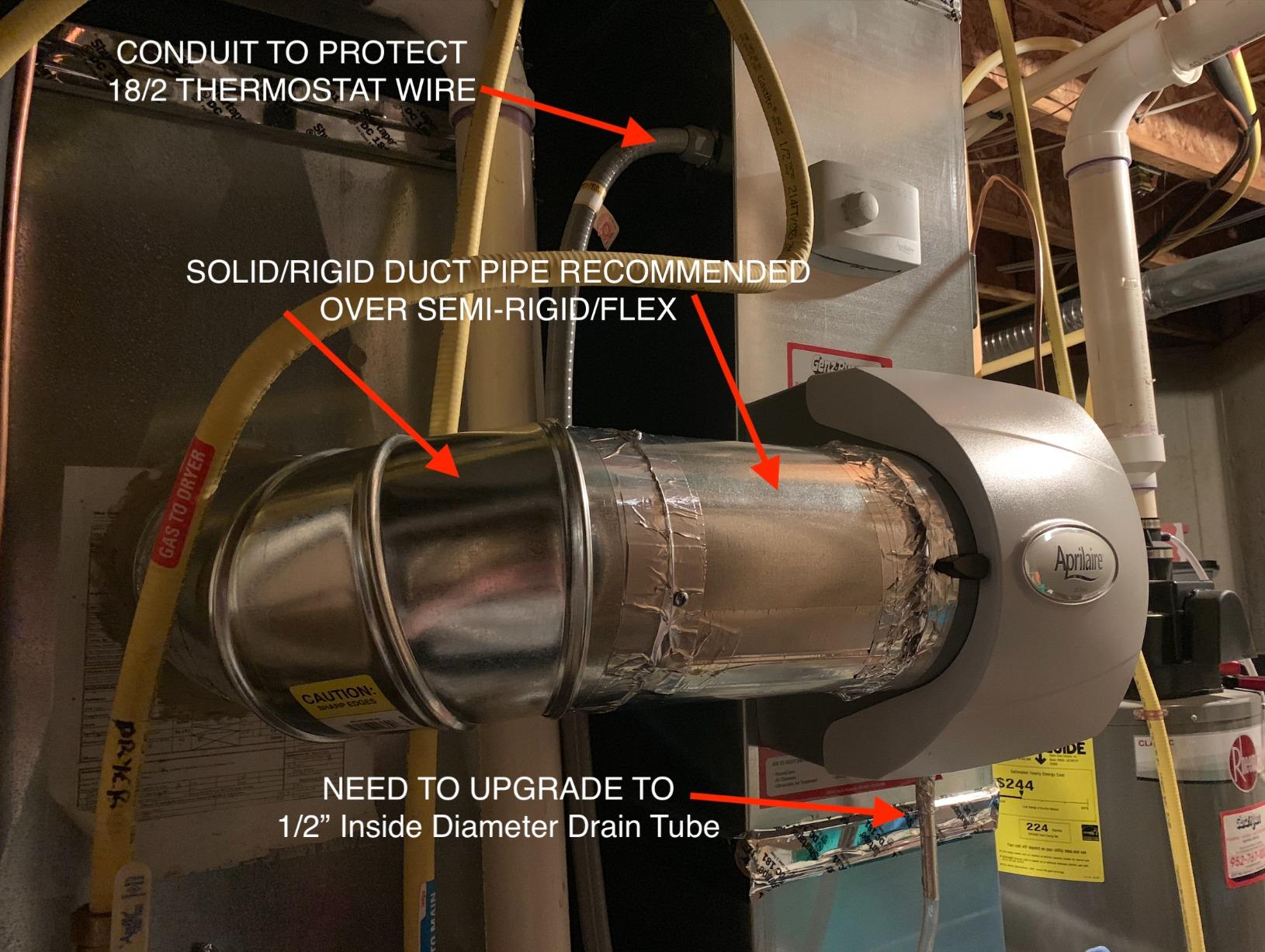 AprilAire 500M Whole-House Humidifier, Manual Compact Furnace Humidifier, Large Capacity Whole-House Humidifier for Homes up to 3,600 Sq. Ft., White Customer Review AprilAire 500M Whole-House Humidifier, Manual Compact Furnace Humidifier, Large Capacity Whole-House Humidifier for Homes up to 3,600 Sq. Ft., White - Customer Photo 2