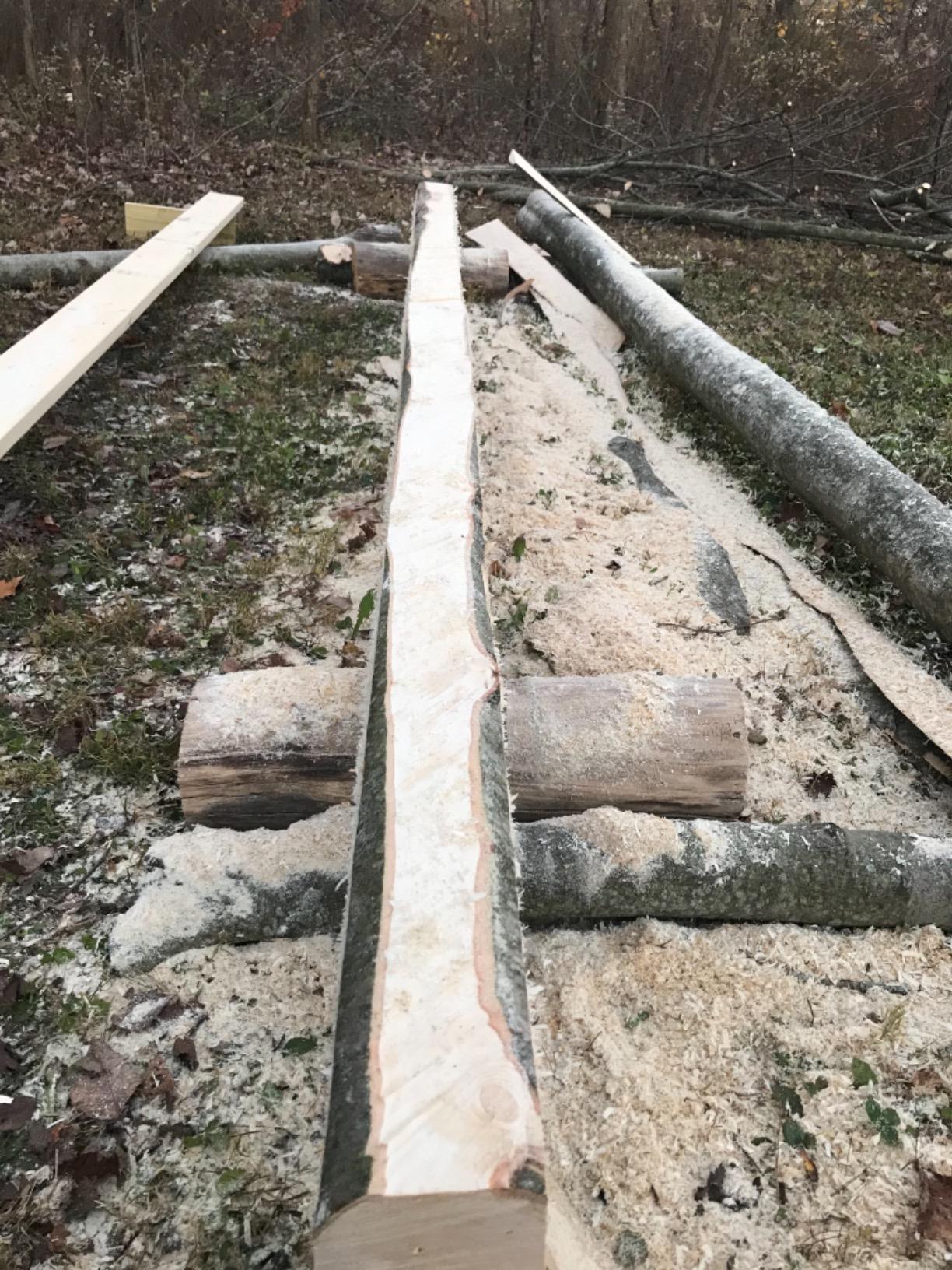 Timber Tuff TMW-56 Steel Lumber Cutting Guide Portable Sawmill Tool with Small Carry Size for Versatile Timber Cutting with Chainsaw - Customer Photo 1