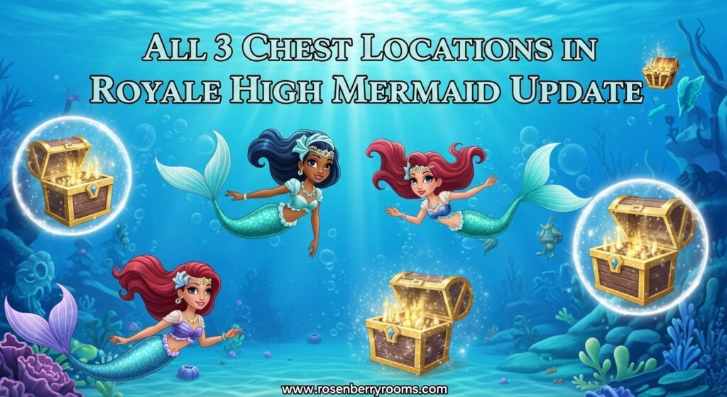 Chest Locations in Royale High Mermaid