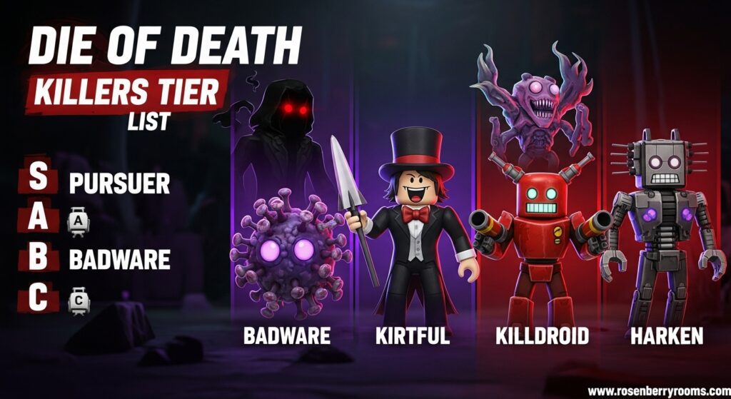 Die of Death Killers Tier List