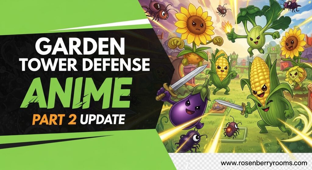 Garden Tower Defense Anime Part 2 Update
