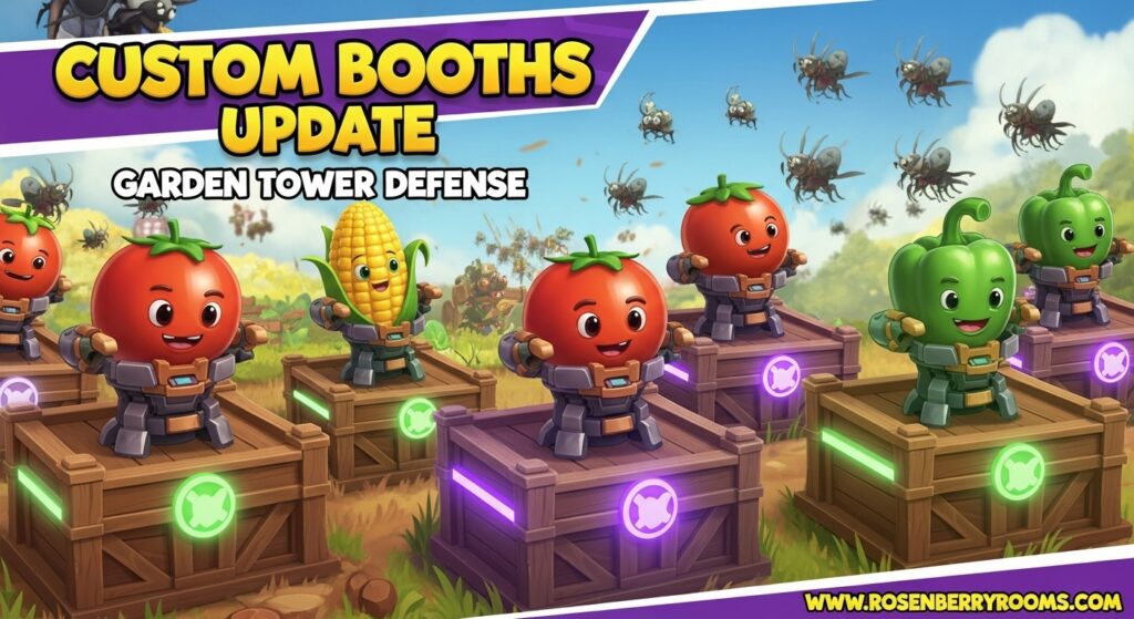 Garden Tower Defense Custom Booths Update