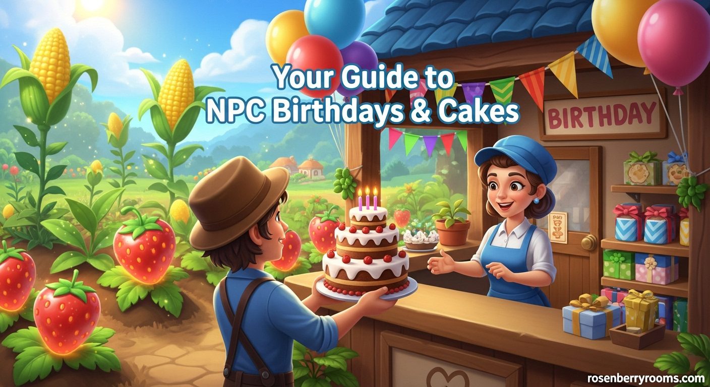 Grow A Garden NPC Birthdays & Cakes