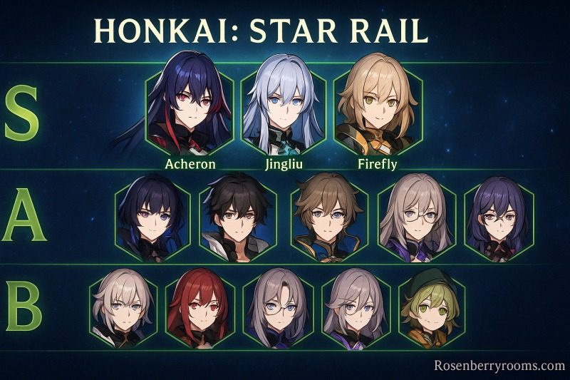 Honkai Star Rail Tier List (2025) Best HSR Characters