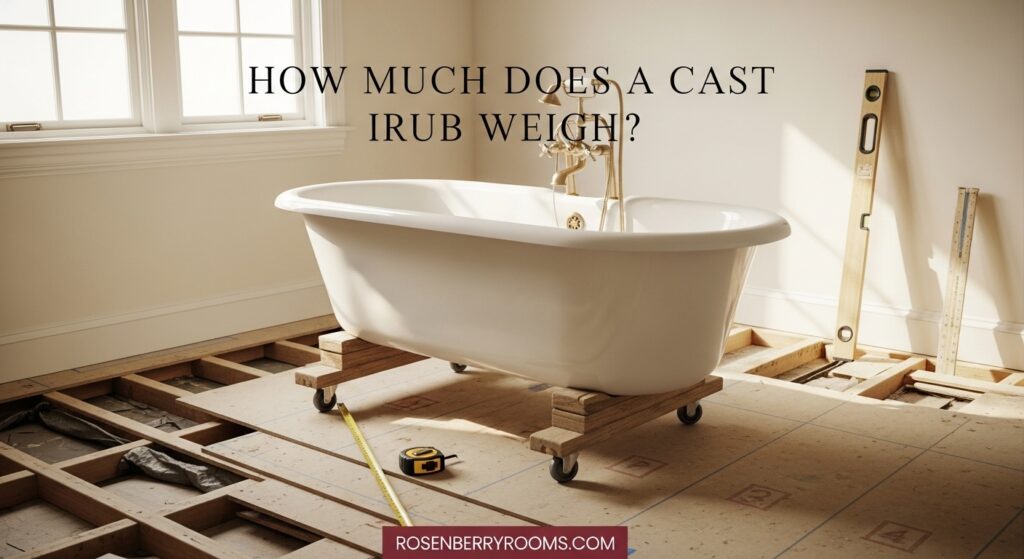 How Much Does a Cast Iron Tub Weigh