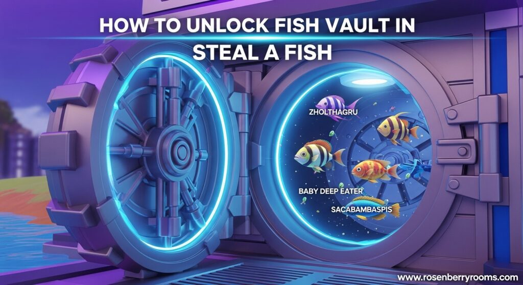 How To Unlock Fish Vault in Steal a Fish