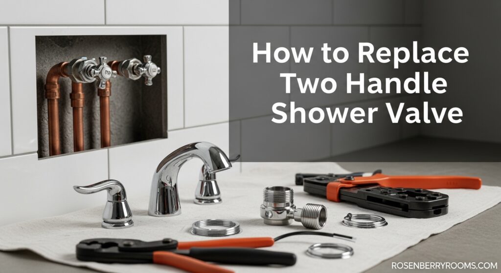 How to Replace Two Handle Shower Valve