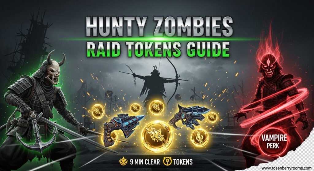 Hunty Zombies How to Farm Raid Tokens Fast