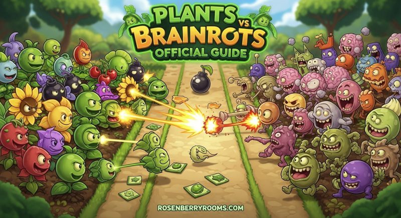 Plants Vs Brainrots Official WIKI Discord Trello Game Links